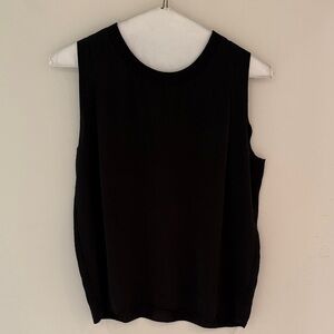 CAbi Black ‘Silky’ Sleeveless Top